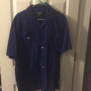 Slim fit button down with double breastpocket